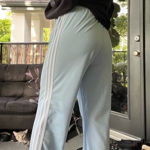 Light Blue Y2K Adidas Track Pants